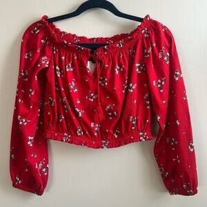 Divided by H&M off the shoulder shirt